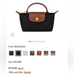 Longchamp Le Pliage Original Mini Pouch